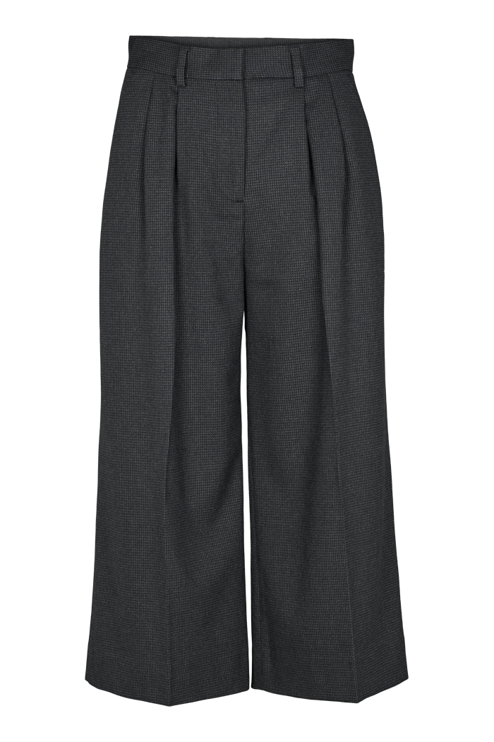 Basic Apparel Marjo Cropped Pants Bukser 693 Blackened pearl / black